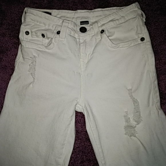 True Religion Boys GENO Rolled Short Destructed 14 - Picture 2 of 5